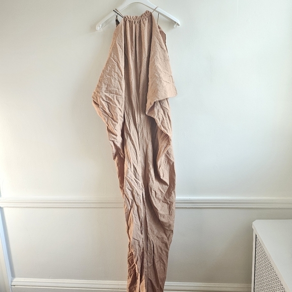 New Zara Kaftan Beaded Neckline Maxi Dress/Swim Beach Cover-Up  NWT XL - Picture 15 of 16